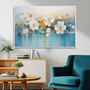 Abstract Flower Wall Art Canvas Print