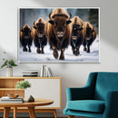 Buffalo Wall Art Canvas Print, American Bison Herd Wall Art by MyGreatCanvas | Canvas Wall Art Prints | Photo Prints & Wall Decor