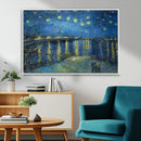 Vincent van Gogh Starry Night over the Rhone Abstract Wall