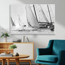 Yacht Sailboat Regatta Canvas Wall Art Canvas Print