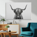 Farmhouse Longhorn Wall Art Canvas Print, Longhorn Texas by MyGreatCanvas | Canvas Wall Art Prints | Photo Prints & Wall Decor