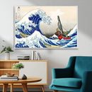 Katsushika Hokusai Kanagawa Giant Wave Wall Art Canvas Print