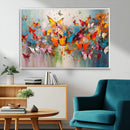 Abstract Butterfly Wall Art Canvas Print