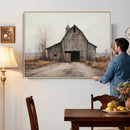 Farmhouse Rustic Barn Wall Art Canvas Print – Framed and