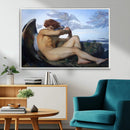 Fallen Angel Wall Art Canvas Print – Classic Art, Framed,