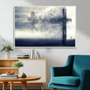 Jesus and the Fading Cross Wall Art Print – Symbol of Faith, by MyGreatCanvas | Canvas Wall Art Prints | Photo Prints & Wall Decor