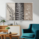 Minimalist Botanical Wall Art Canvas Print, Framed and Ready