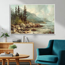 Abstract Acadia National Park Wall Art Canvas Print -