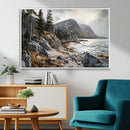 Serene Coastal View of Acadia National Park - Stunning