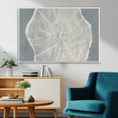 Abstract Tree Ring Wall Art Canvas Print – Nature-Inspired,