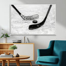 Winter Ice Hockey Sport Canvas Wall Art Print - Hockey Wall by MyGreatCanvas | Canvas Wall Art Prints | Photo Prints & Wall Decor