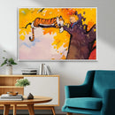 Calvin and Hobbes Tree Scene Canvas Print | 3 Panel Large by MyGreatCanvas | Canvas Wall Art Prints | Photo Prints & Wall Decor