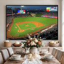 Angel Stadium Aerial Canvas Print – Los Angeles Angels
