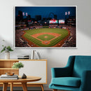 St. Louis Cardinals Baseball Team Print - Busch Stadium Wall by MyGreatCanvas | Canvas Wall Art Prints | Photo Prints & Wall Decor