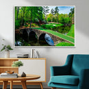 Augusta National Golf Club Wall Art - Panoramic Bridge & by MyGreatCanvas | Canvas Wall Art Prints | Photo Prints & Wall Decor