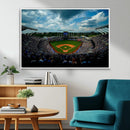 3-Panel Kauffman Stadium Wall Art Print | Large Kansas City