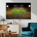Stadium in Michigan Wall Art Canvas Print, Framed American