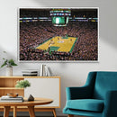 TD Garden Basketball Canvas Wall Art - Boston Celtics Live by MyGreatCanvas | Canvas Wall Art Prints | Photo Prints & Wall Decor