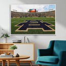 Notre Dame Stadium Giclee Canvas Print | Triptych Wall Art