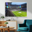Tottenham Hotspur Stadium Canvas Print, Match Day Triple