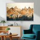 Rustic Wood Mountain Wall Art Print | Triptych Giclee Print by MyGreatCanvas | Canvas Wall Art Prints | Photo Prints & Wall Decor