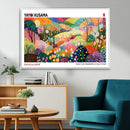 Framed Yayoi Kusama 1986 Wall Art Print – Japanese Wall Art