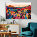 YAYOI KUSAMA Abstract Print - Landscape Canvas Wall Art