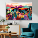 Abstract Kusama Print - Landscape Canvas Wall Art Print -