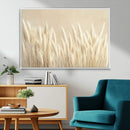 Grass Wall Art Print - Elegant Neutral Decor for Living