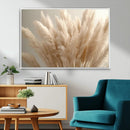 Pampas Grass Canvas Wall Art - Elegant Neutral Decor for