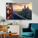 Harry Castle Wall Art Canvas Print, Wizard School Wall Art