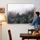 Misty Forest Wall Art | Foggy Forest Canvas Print | Large by MyGreatCanvas | Canvas Wall Art Prints | Photo Prints & Wall Decor