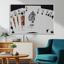 Poker Wall Art - Playing Cards Canvas Wall Art Print - Ace by MyGreatCanvas | Canvas Wall Art Prints | Photo Prints & Wall Decor