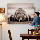 Grizzly Bear Wall Art Print - Bear Canvas Wall Art - Rustic by MyGreatCanvas | Canvas Wall Art Prints | Photo Prints & Wall Decor
