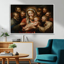 Religious Canvas Wall Art Print - Madonna and Child with by MyGreatCanvas | Canvas Wall Art Prints | Photo Prints & Wall Decor