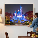 Disney Castle Wall Art Canvas Print – Magical Fairytale