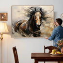 Abstract Horse Wall Art Canvas Print – Large Western