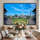 Wrigley Field Chicago Cubs Panoramic Art Multi-Piece Canvas
