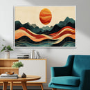 Mountain Triptych Wall Art Canvas Print – Western Nature
