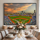 Chicago Wrigley Field Wall Art Canvas Print – Iconic