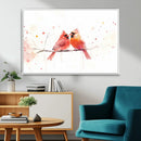 Cardinal Bird Canvas Wall Art - Male and Female Cardinal by MyGreatCanvas | Canvas Wall Art Prints | Photo Prints & Wall Decor