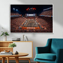 Texas Stadium Night Game Wall Art Canvas Print – Vibrant
