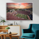 Indiana Memorial Stadium Wall Art Canvas Print, Framed