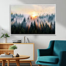 Abstract Forest Wall Art - Serene Nature Canvas Print with by MyGreatCanvas | Canvas Wall Art Prints | Photo Prints & Wall Decor