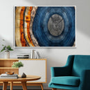 Abstract Tree Rings Wall Art Canvas Print – Modern Wood by MyGreatCanvas | Canvas Wall Art Prints | Photo Prints & Wall Decor
