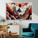 Abstract Mountain Wall Art Canvas Print – Vibrant Stylized by MyGreatCanvas | Canvas Wall Art Prints | Photo Prints & Wall Decor