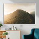 Mountain Wall Art – Framed Sunset Landscape Canvas Artwork, by MyGreatCanvas | Canvas Wall Art Prints | Photo Prints & Wall Decor