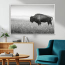 Bison Wall Art Canvas Print – Framed Rustic Wildlife Scene by MyGreatCanvas | Canvas Wall Art Prints | Photo Prints & Wall Decor