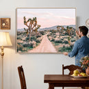 Joshua Tree Park Wall Art Canvas Print – Framed Desert Road by MyGreatCanvas | Canvas Wall Art Prints | Photo Prints & Wall Decor
