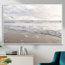 Ocean Waves Wall Art Canvas Print – Framed Coastal Shoreline by MyGreatCanvas | Canvas Wall Art Prints | Photo Prints & Wall Decor